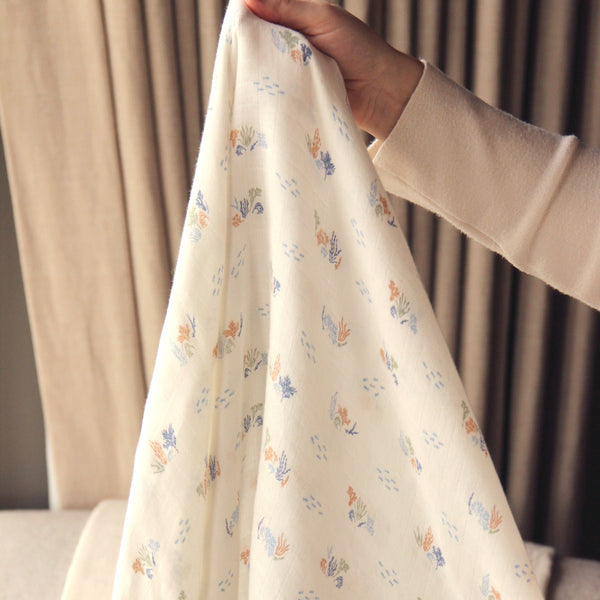 Avery Row - Muslin Swaddle - Coastline