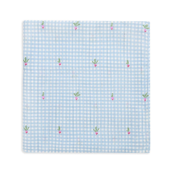 Avery Row - Muslin Swaddle - Radish