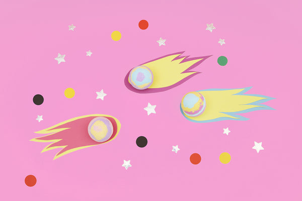 Nailmatic Kids- Colouring and soothing bath bomb for kids - Cosmic
