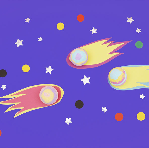 Nailmatic Kids- Colouring and soothing bath bomb for kids - Cosmic