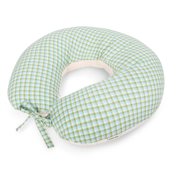 Avery Row - Nursing pillow - Greenhouse Gingham