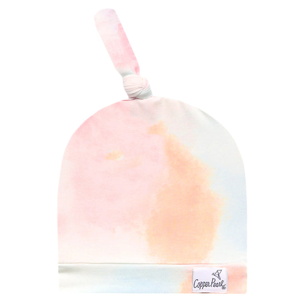 Copper Pearl - Nova Top Knot Hat
