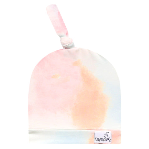 Copper Pearl - Nova Top Knot Hat