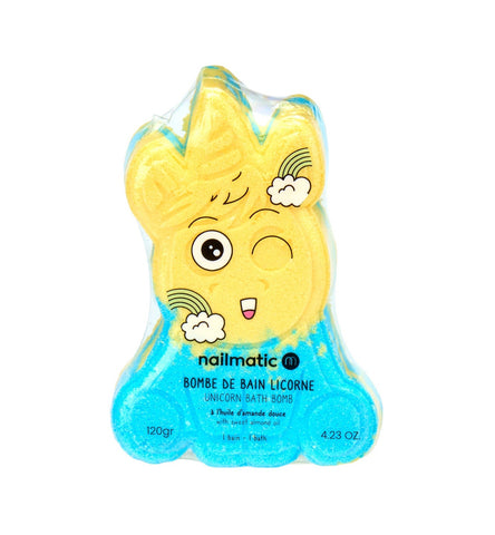 Nailmatic Kids- Blue Unicorn Bath Bomb 120g