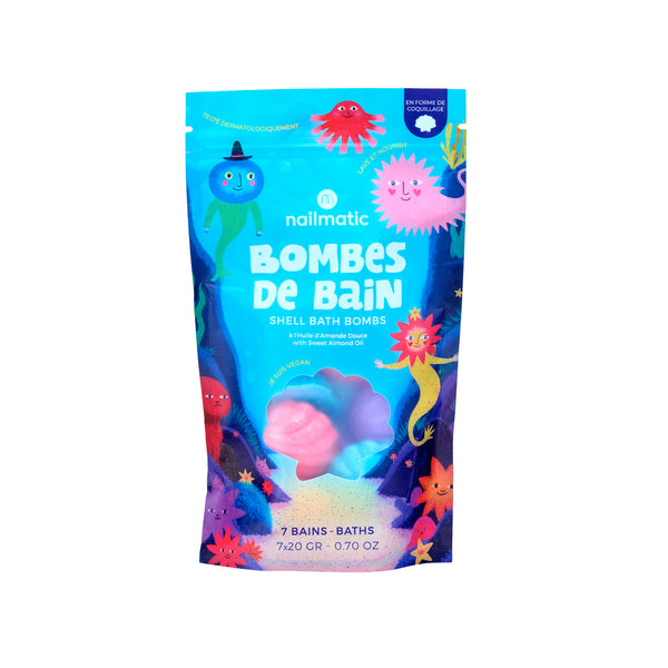 Nailmatic Kids- Shell Bath Bomb 7x 20g