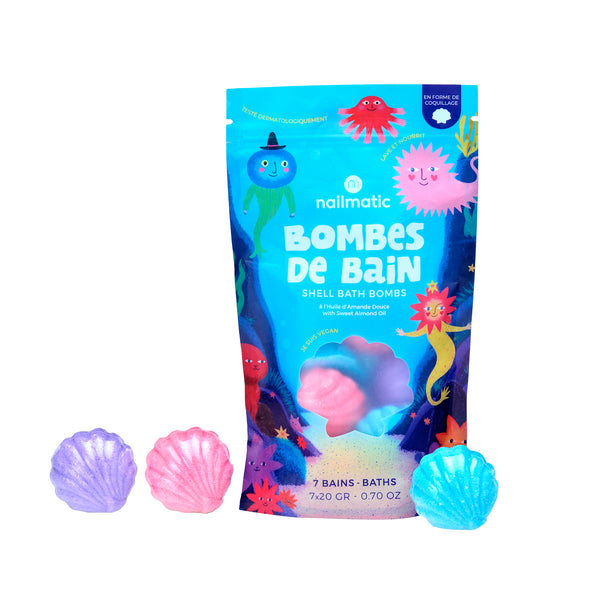 Nailmatic Kids- Shell Bath Bomb 7x 20g