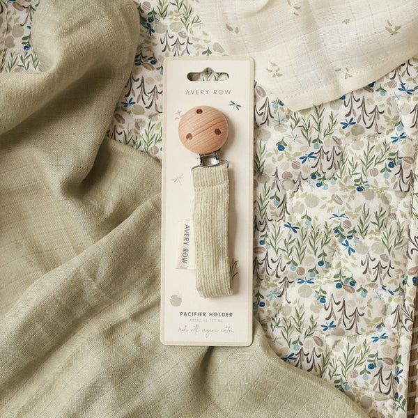 Avery Row - Pacifier clip - Willow Corduroy