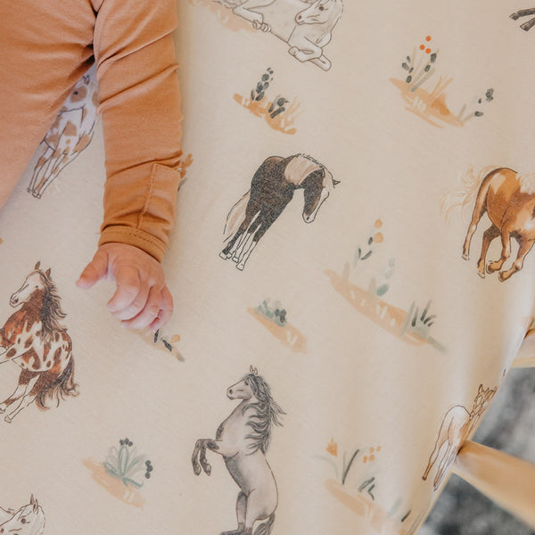 Copper Pearl - Montana Premium Crib Sheet