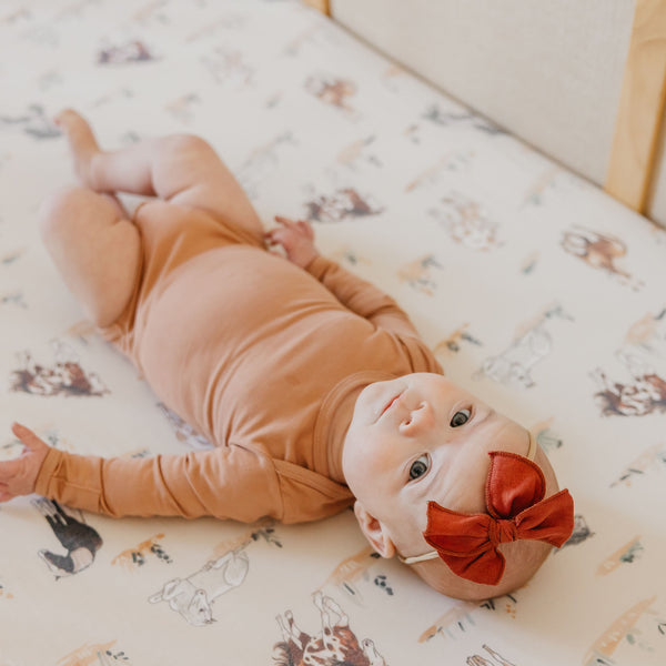 Copper Pearl - Montana Premium Crib Sheet