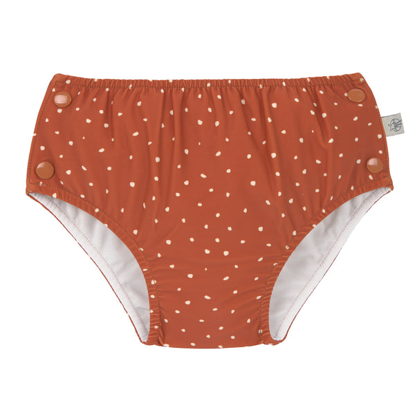 Lassig Swimwear / Snap Swim Diaper - Speckles Rust