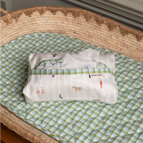 Avery Row - Baby Wipes Cover - Little Farm