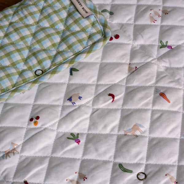 Avery Row - Travel Changing Mat - Greenhouse Gingham