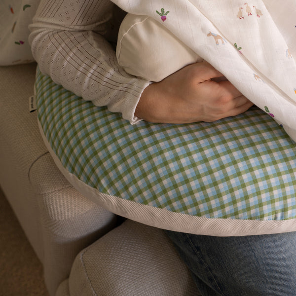 Avery Row - Nursing pillow - Greenhouse Gingham