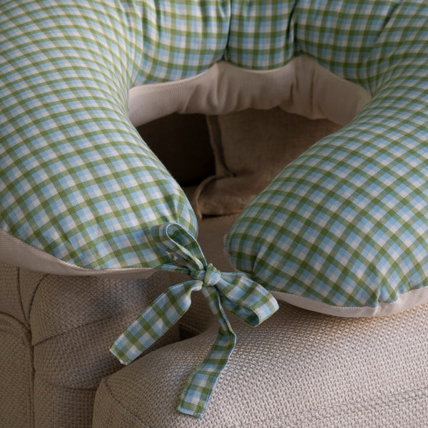Avery Row - Nursing pillow - Greenhouse Gingham