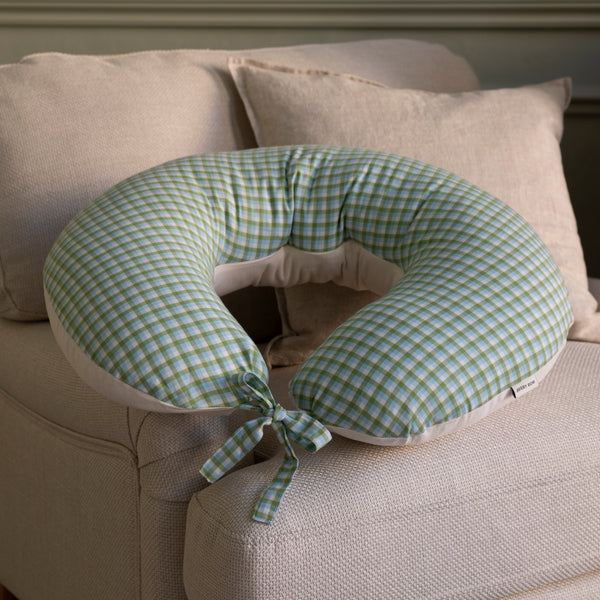 Avery Row - Nursing pillow - Greenhouse Gingham