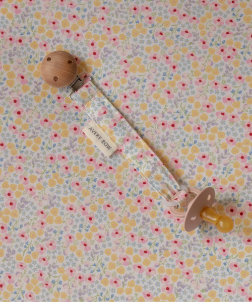 Avery Row - Pacifier clip - Wildflower Garden