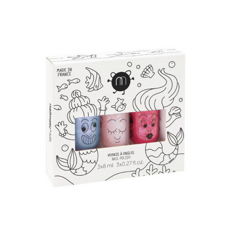 Nailmatic Kids- Set of 3 nail polishes – Mermaid