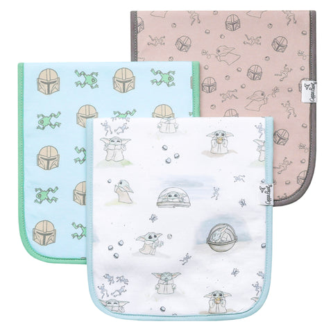 Copper Pearl -  Grogu Burp Cloth