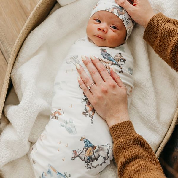 Copper Pearl - Boone Swaddle Blanket