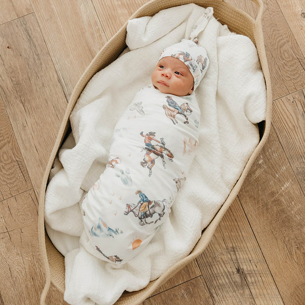 Copper Pearl - Boone Swaddle Blanket
