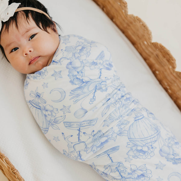 Copper Pearl - Vintage Carnival Bamboo Swaddle Blanket