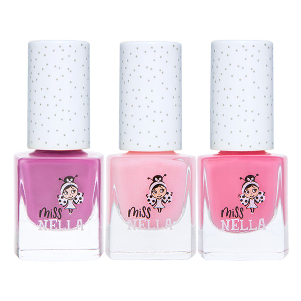Miss Nella - 3-Pack Peel Off Nail Polish - Sweet Little Pack