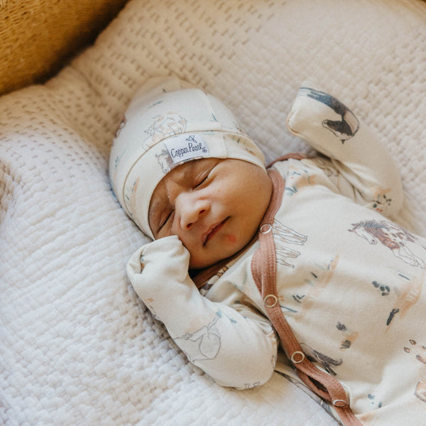 Copper Pearl - Montana Top Knot Hat