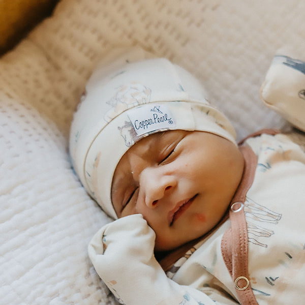 Copper Pearl - Montana Top Knot Hat