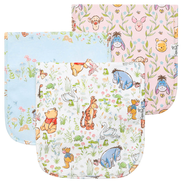 Copper Pearl - Winnie the Pooh a Walk on the Waterside Burp Cloth