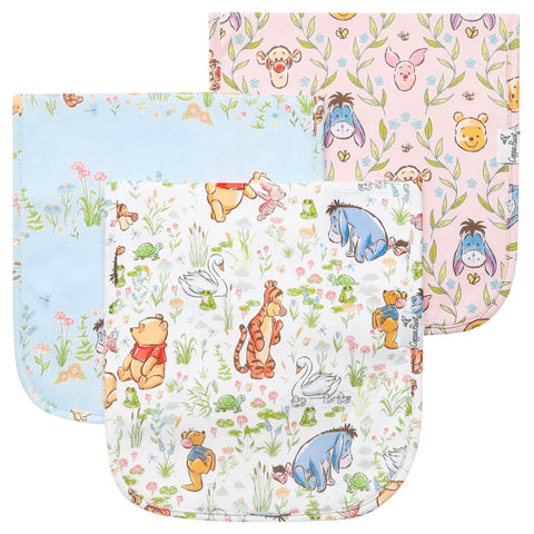 Copper Pearl - Winnie the Pooh a Walk on the Waterside Burp Cloth