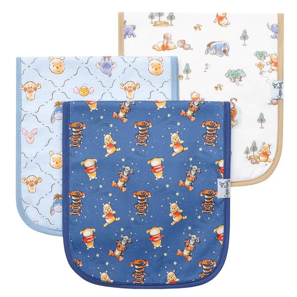 Copper Pearl - Winnie the Pooh and Tigger Burp Cloth