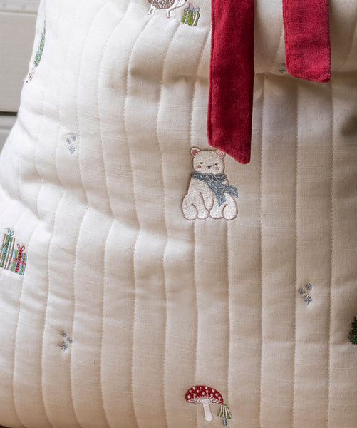 Avery Row - Christmas Present Sack - Polar Bear