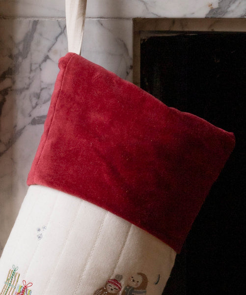 Avery Row - Christmas Stocking - Polar Bear
