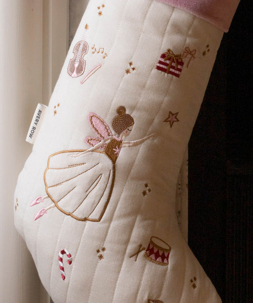Avery Row - Christmas Stocking - Sugar Plum Fairy