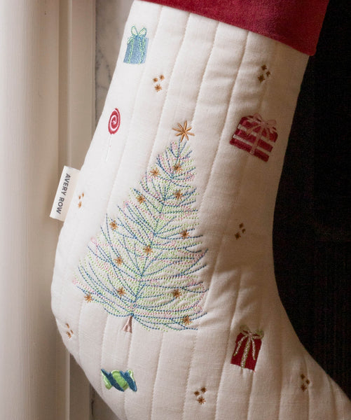 Avery Row - Christmas Stocking - Christmas Tree