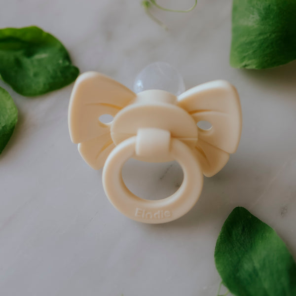 Elodie Details - Binky Bow Newborn - Oat White