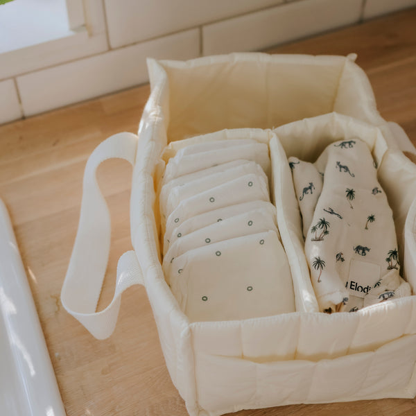 Elodie Details - Diaper Caddy - Creamy White