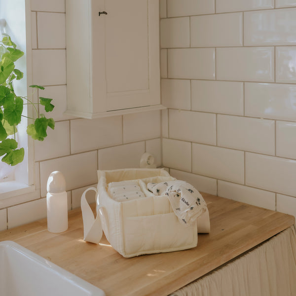 Elodie Details - Diaper Caddy - Creamy White