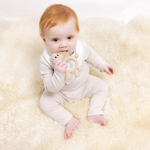 Bibado - Teething Toy: Dotty the Dinosaur™ : Fawn