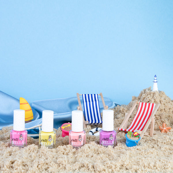 Miss Nella -4-Pack Peel Off Nail Polish - Summer Collection