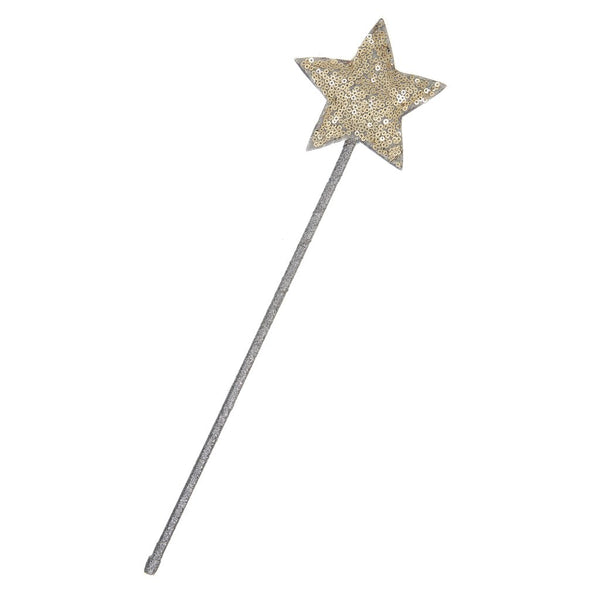 Mimi & Lula - Gold Sparkle Sequin Star Wand