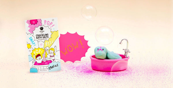 Nailmatic Kids - Crackling bath salts - Blue
