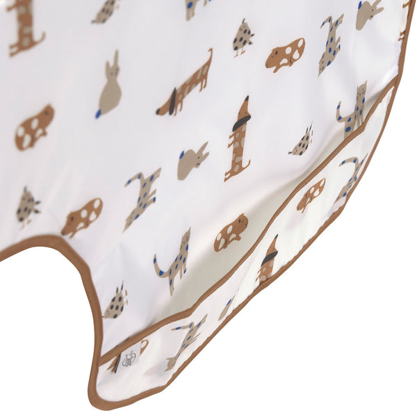 Lassig - 4babies - Long Sleeve Bib 2 pcs  - Little Mateys  - Royal Blue