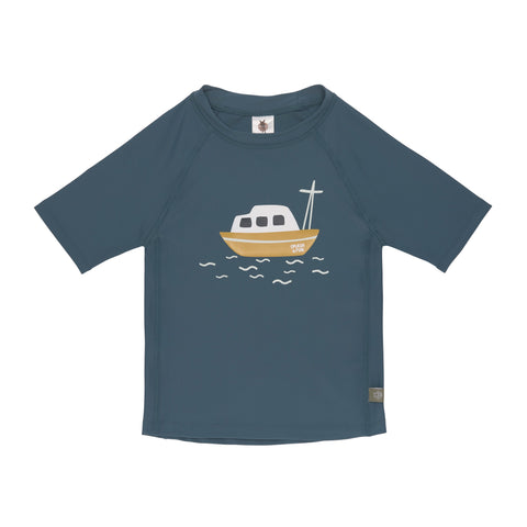 Lassig Swimwear / Short Sleeve Rashguard - Boat Blue